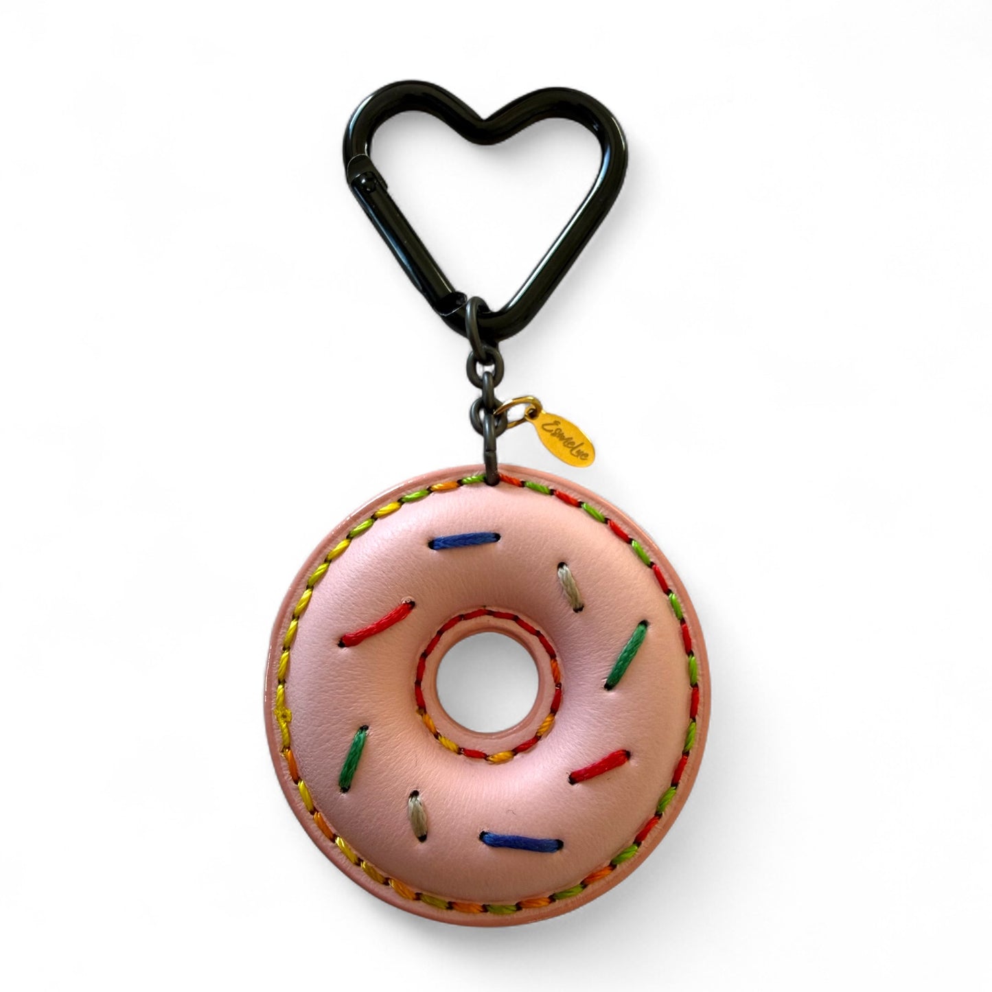 DONUT leather bag charm