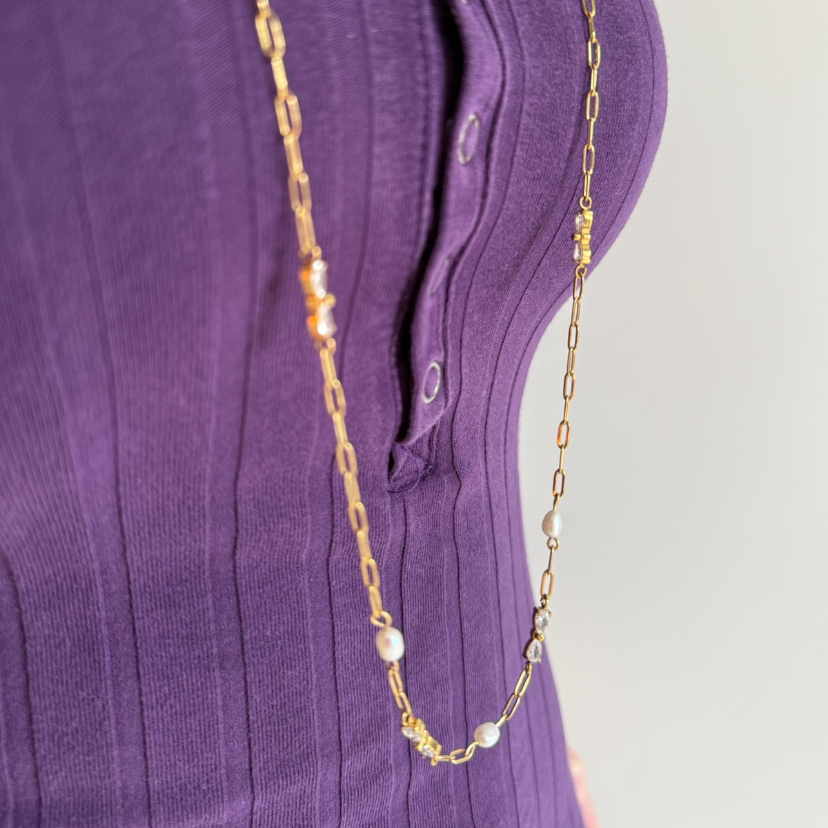 PEARL & BOW necklace