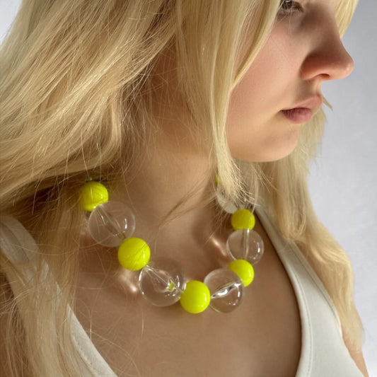 NEON SUN statement necklace