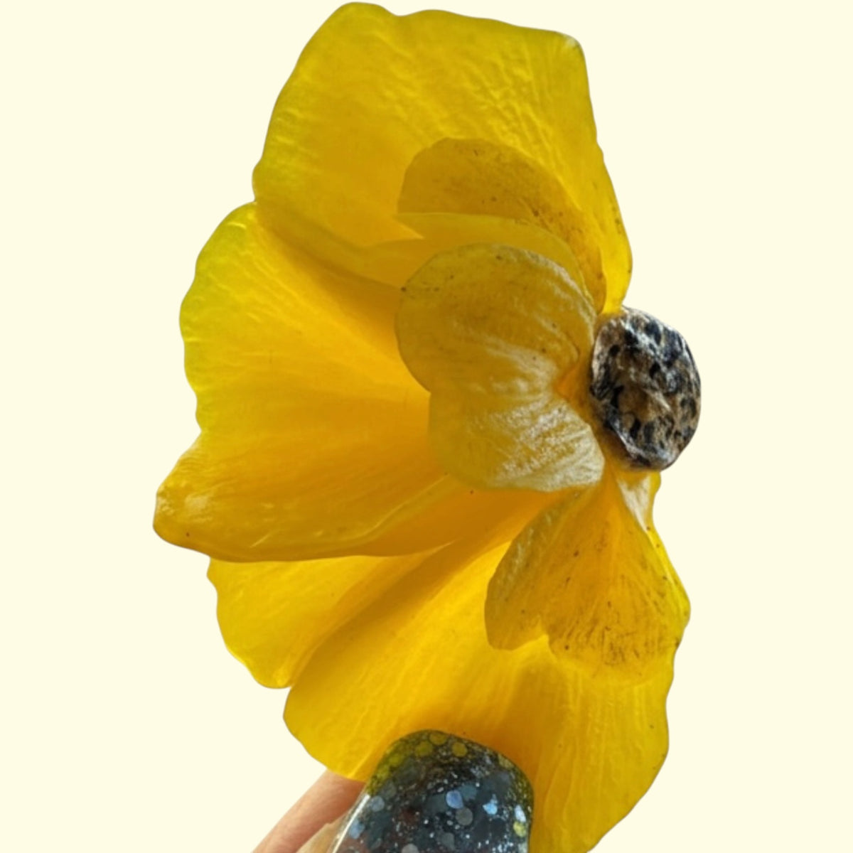 YELLOW FLOWER earrings