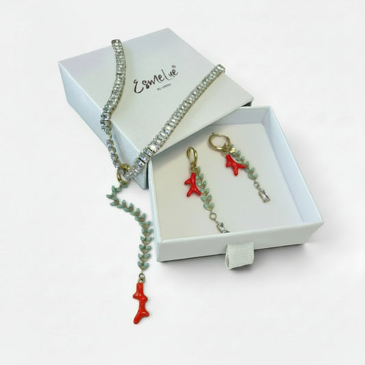 CORAL MINT necklace